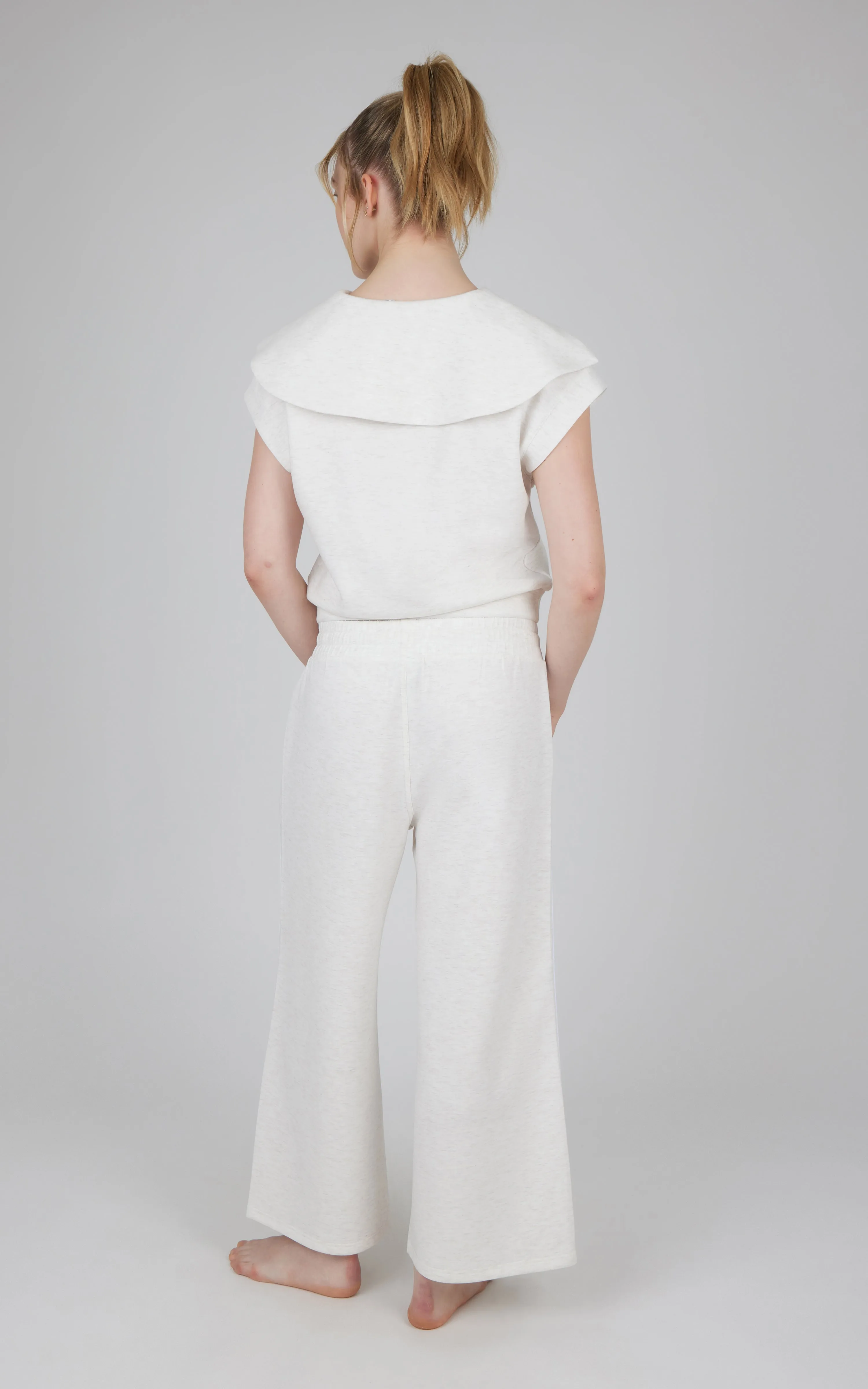 2 PC Half Zip and Pant w/ Contrast Piping
