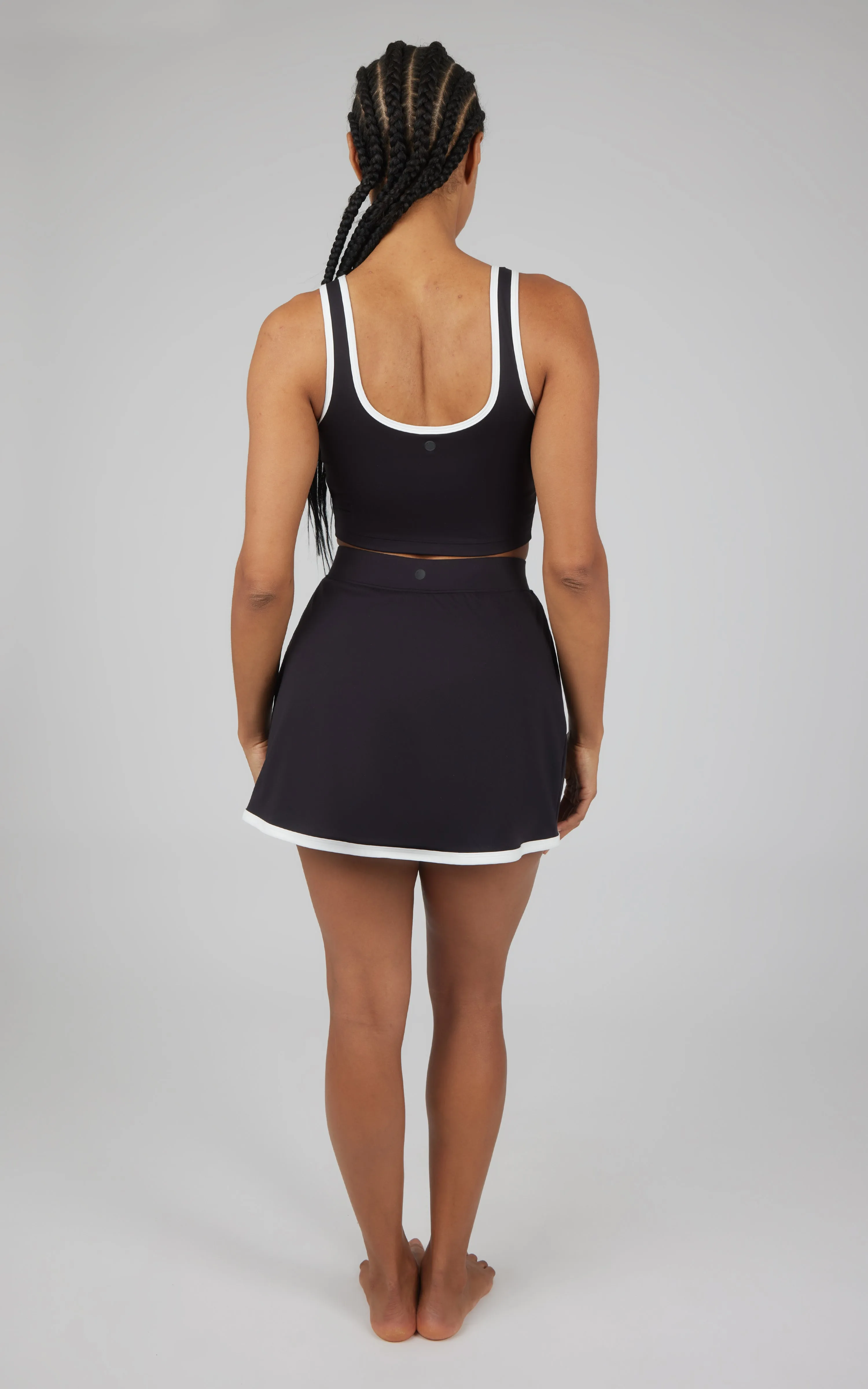 2 PC Lux Tank and Skort Set