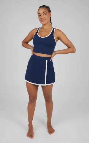 2 PC Lux Tank and Skort Set