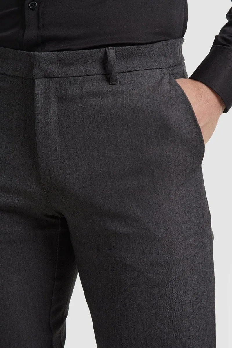 Athletic Fit Essential Pants 2.0 In Charcoal