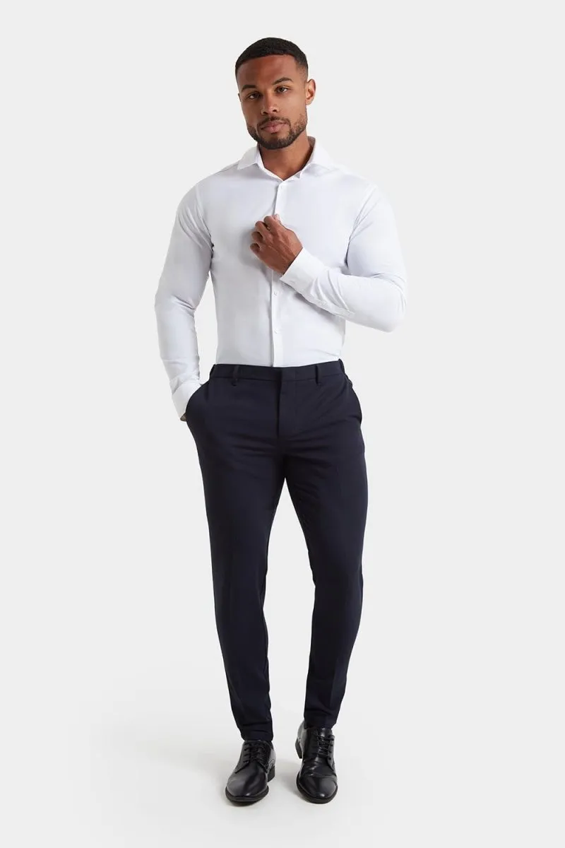 Athletic Fit Essential Pants in Navy