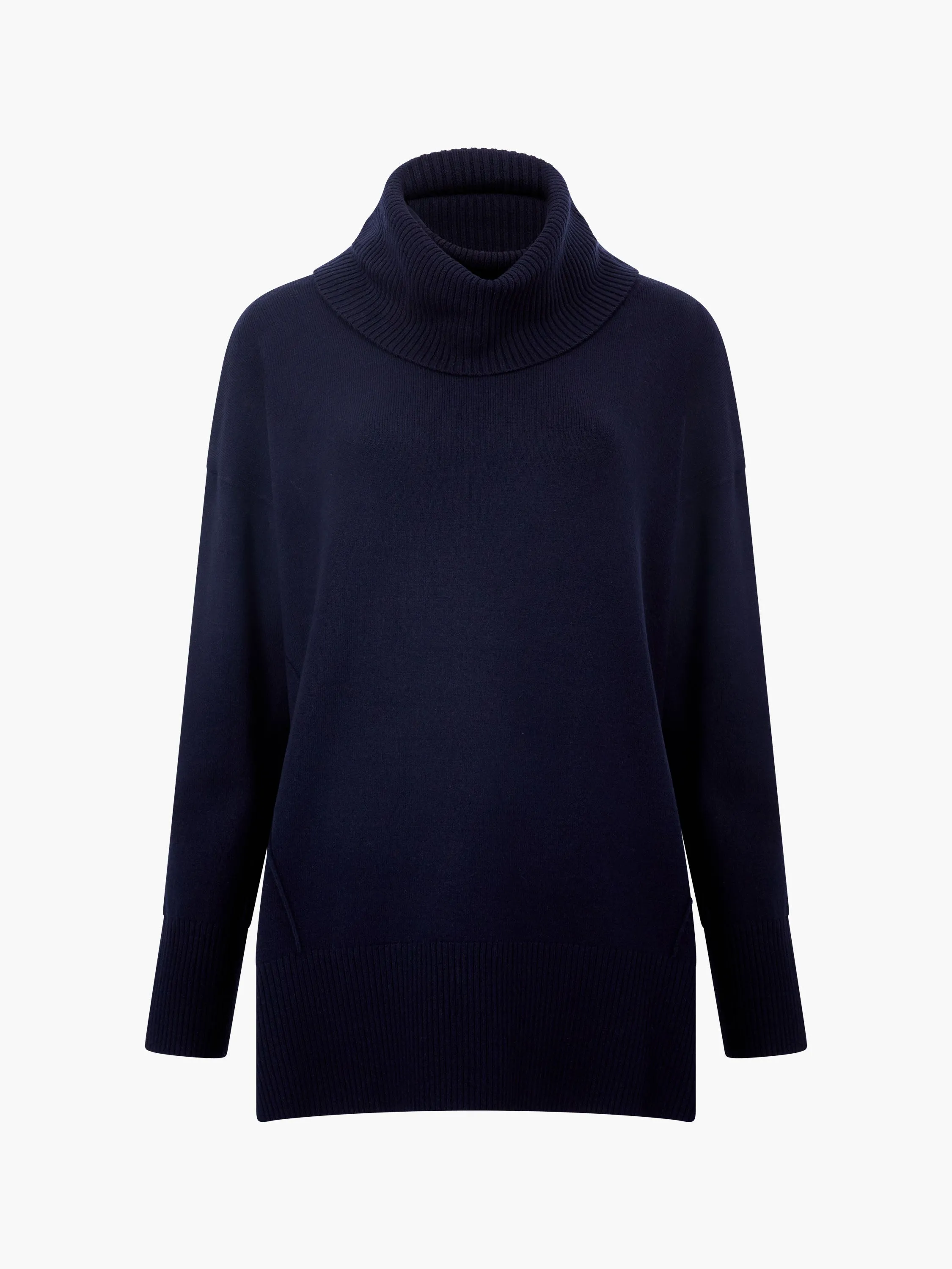 Babysoft Ribbed Cowl Neck Jumper