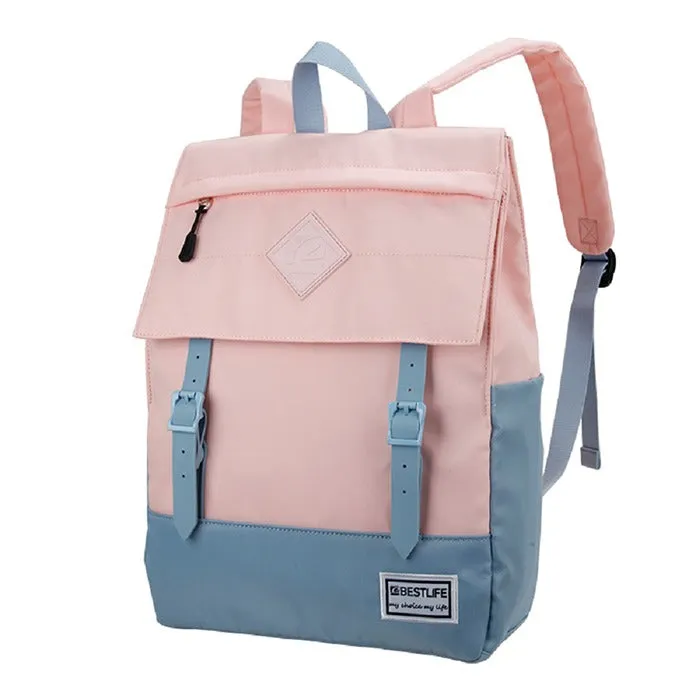 Bestlife 15.6" Student Backpack with Buckles