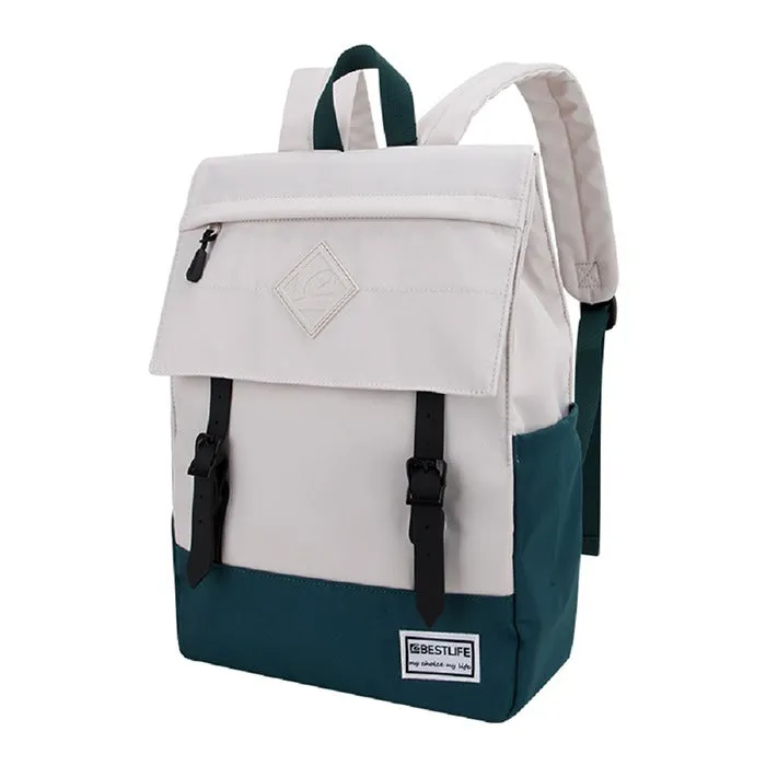 Bestlife 15.6" Student Backpack with Buckles