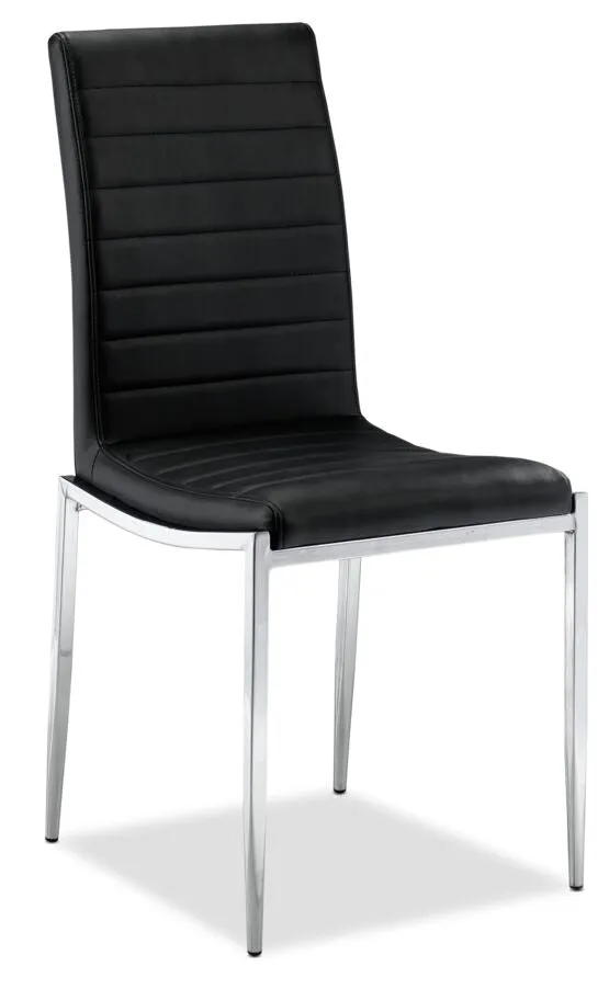 Darron 5-Piece Dining Table Set - Black