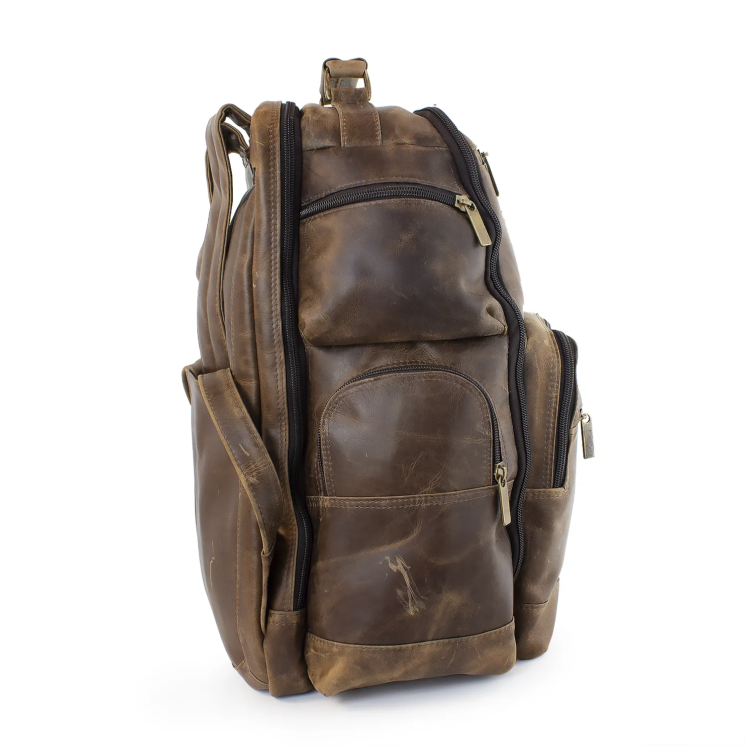 DayTrekr Bomber Jacket Distressed Leather Backpack
