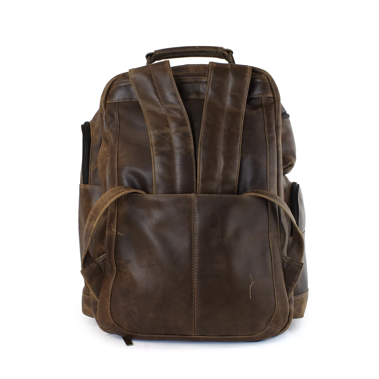 DayTrekr Bomber Jacket Distressed Leather Backpack