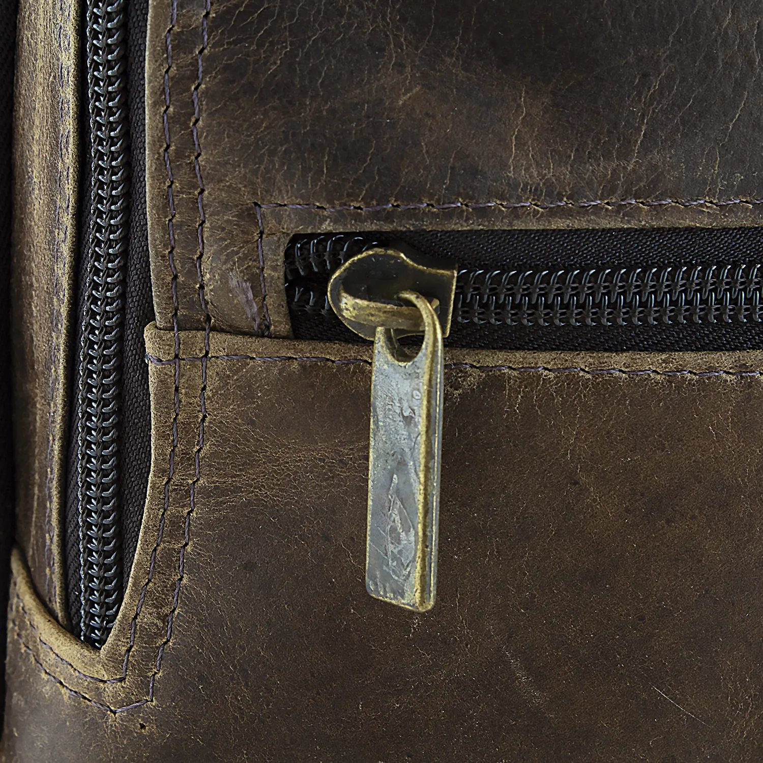 DayTrekr Bomber Jacket Distressed Leather Backpack
