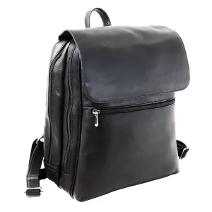 DayTrekr Leather Slim Flap over Backpack
