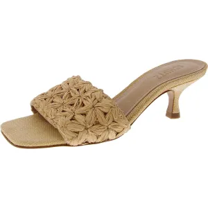 Delathia Womens Slip On Square Toe Mule Sandals