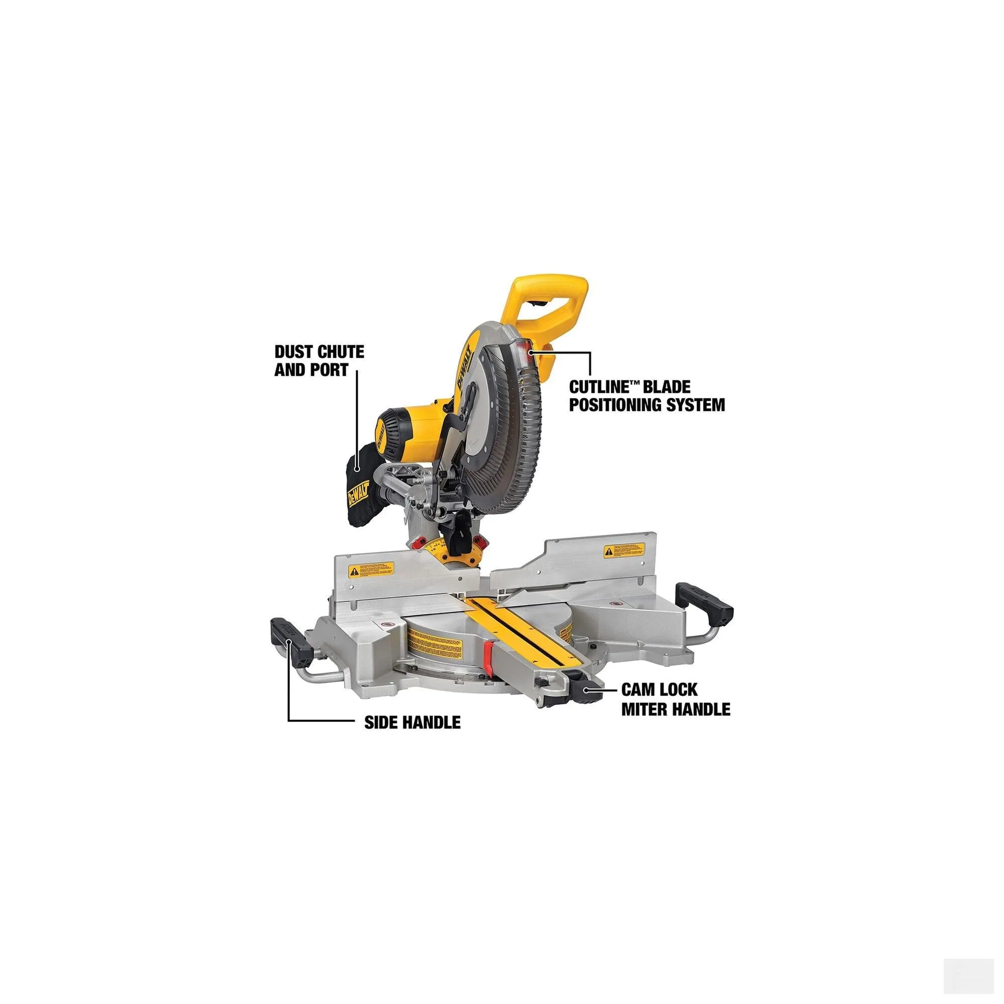 DEWALT 15 Amp Corded 12-inch Double Bevel Sliding Compound Miter Saw [DWS780]