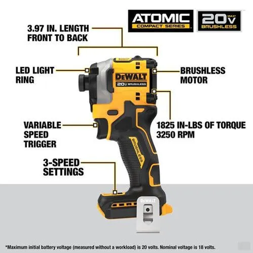DEWALT 20V Cordless Hammer Drill/Impact Driver Combo Kit DCK2050M2
