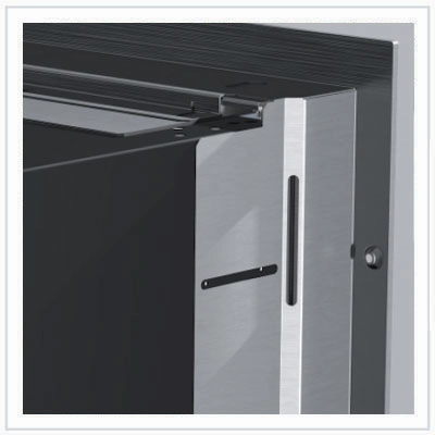 DRW360IXD4X - Vitrifrigo Stainless Steel Top Refrigerator and Double Drawer multi-setting Refrigerator/Freezer, Adjustable Flange OCX2 Model