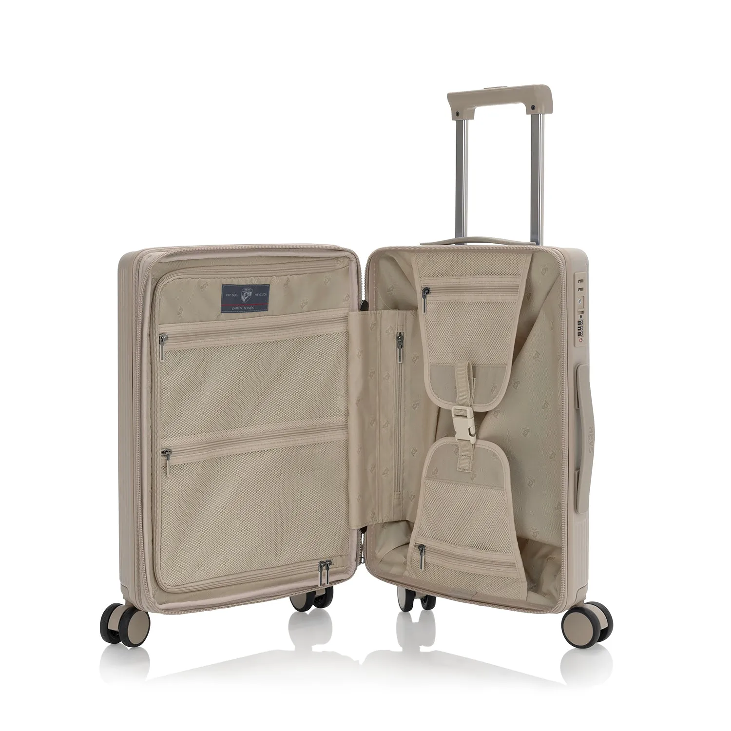 Earth Tones 21.5 Inch Carry-on Luggage | Spinner Luggage