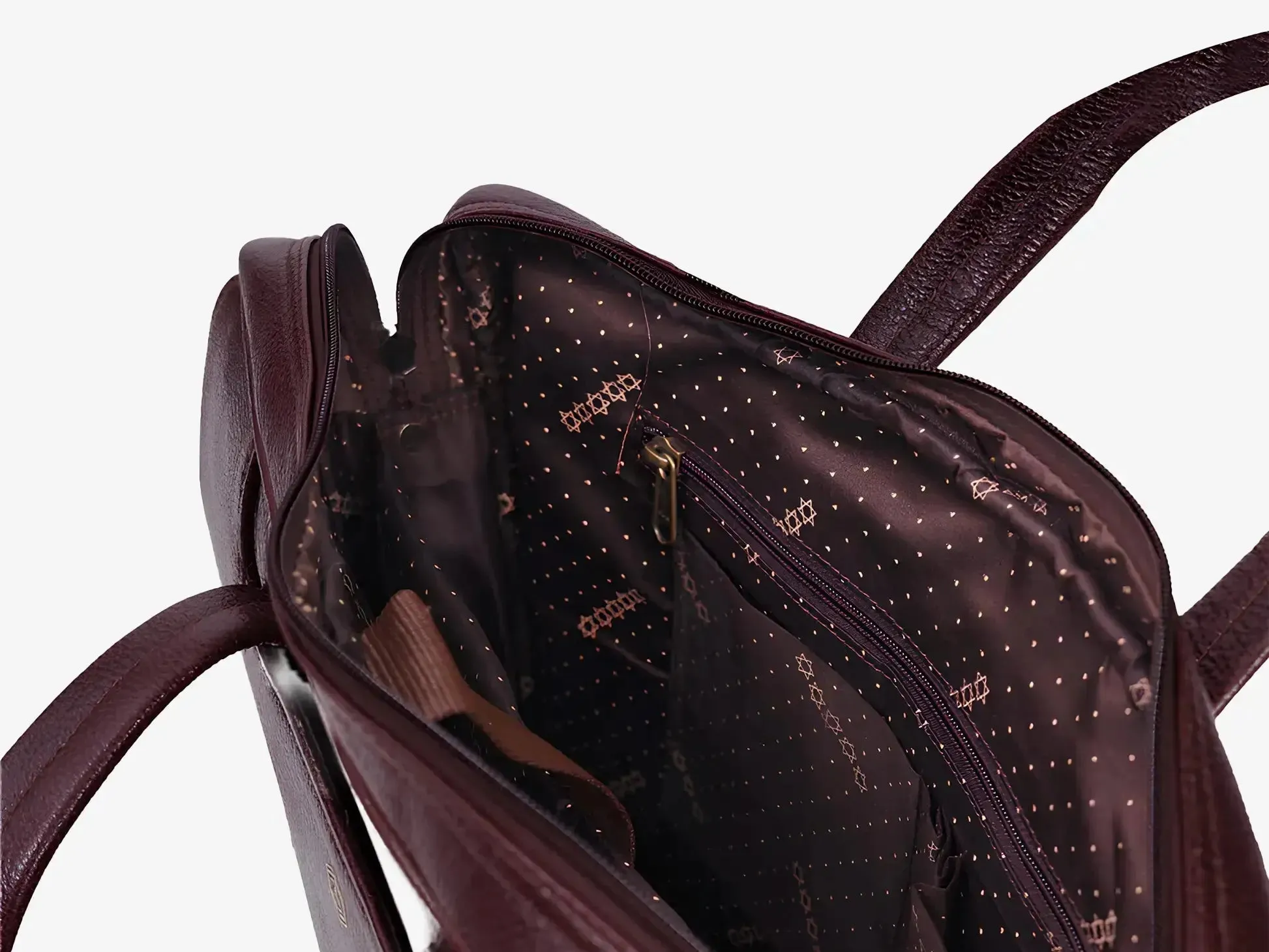 Fingerlock Leather Bag