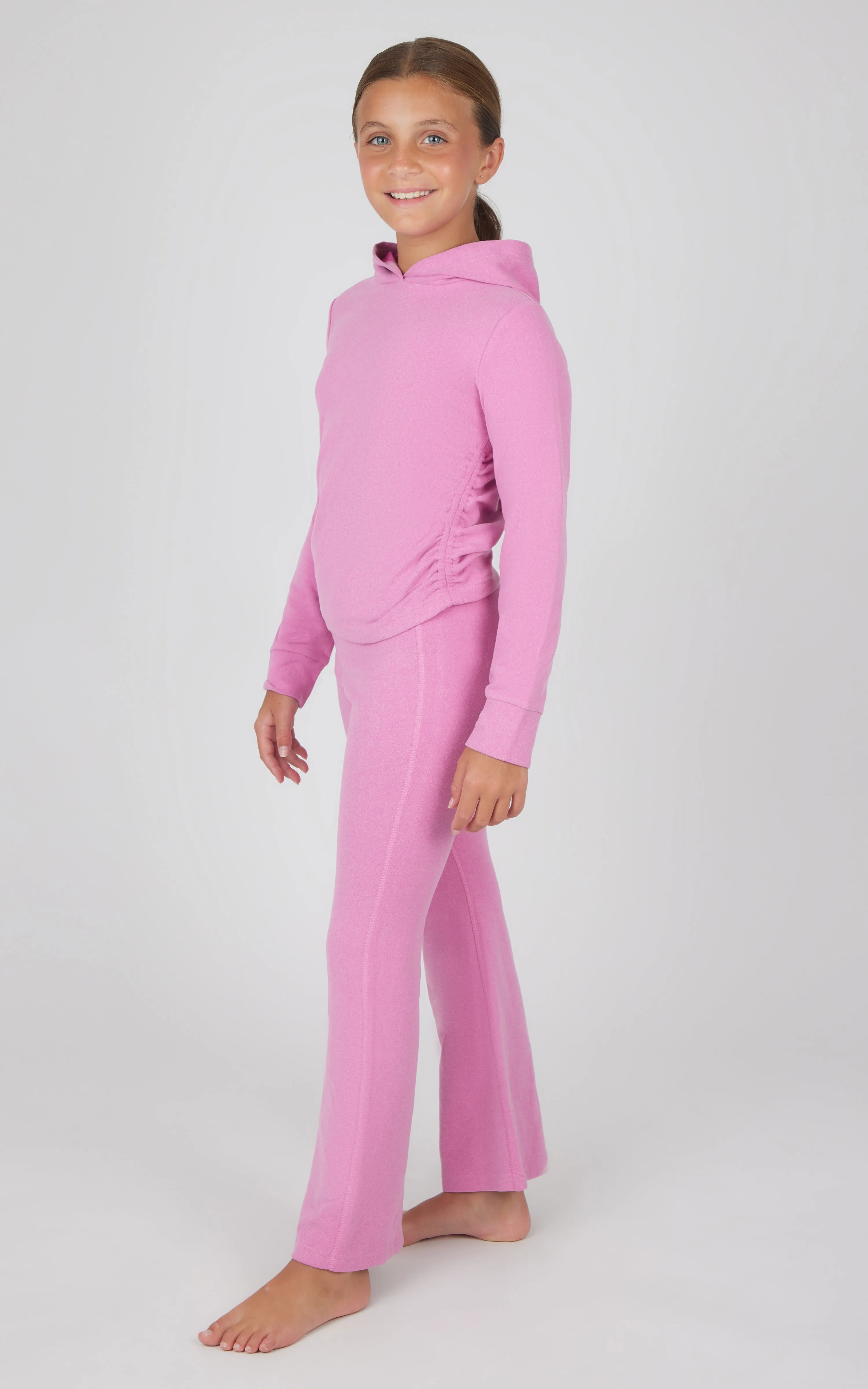 Girls 2 PC Hoodie and Flared Leg Pant