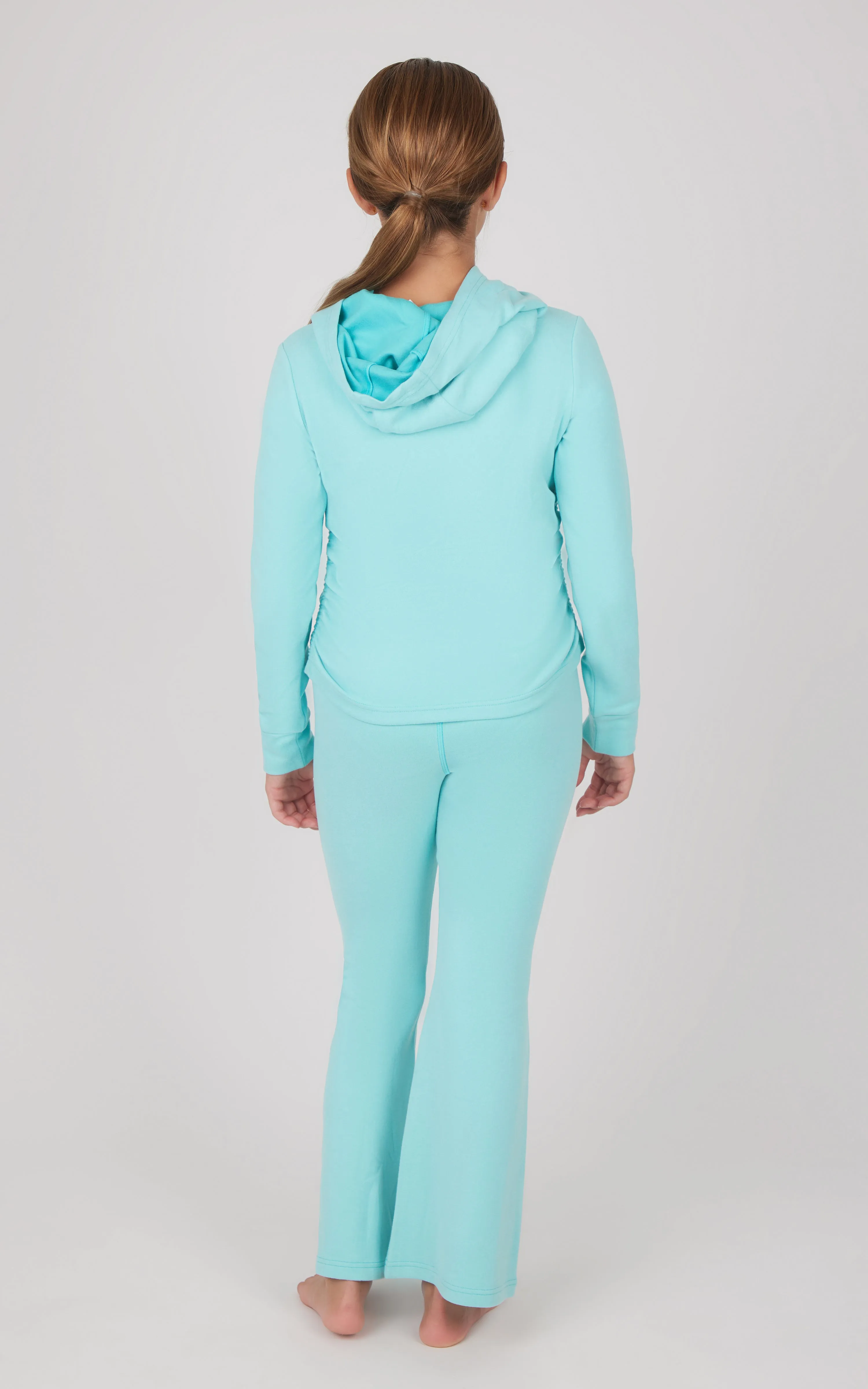 Girls 2 PC Hoodie and Flared Leg Pant