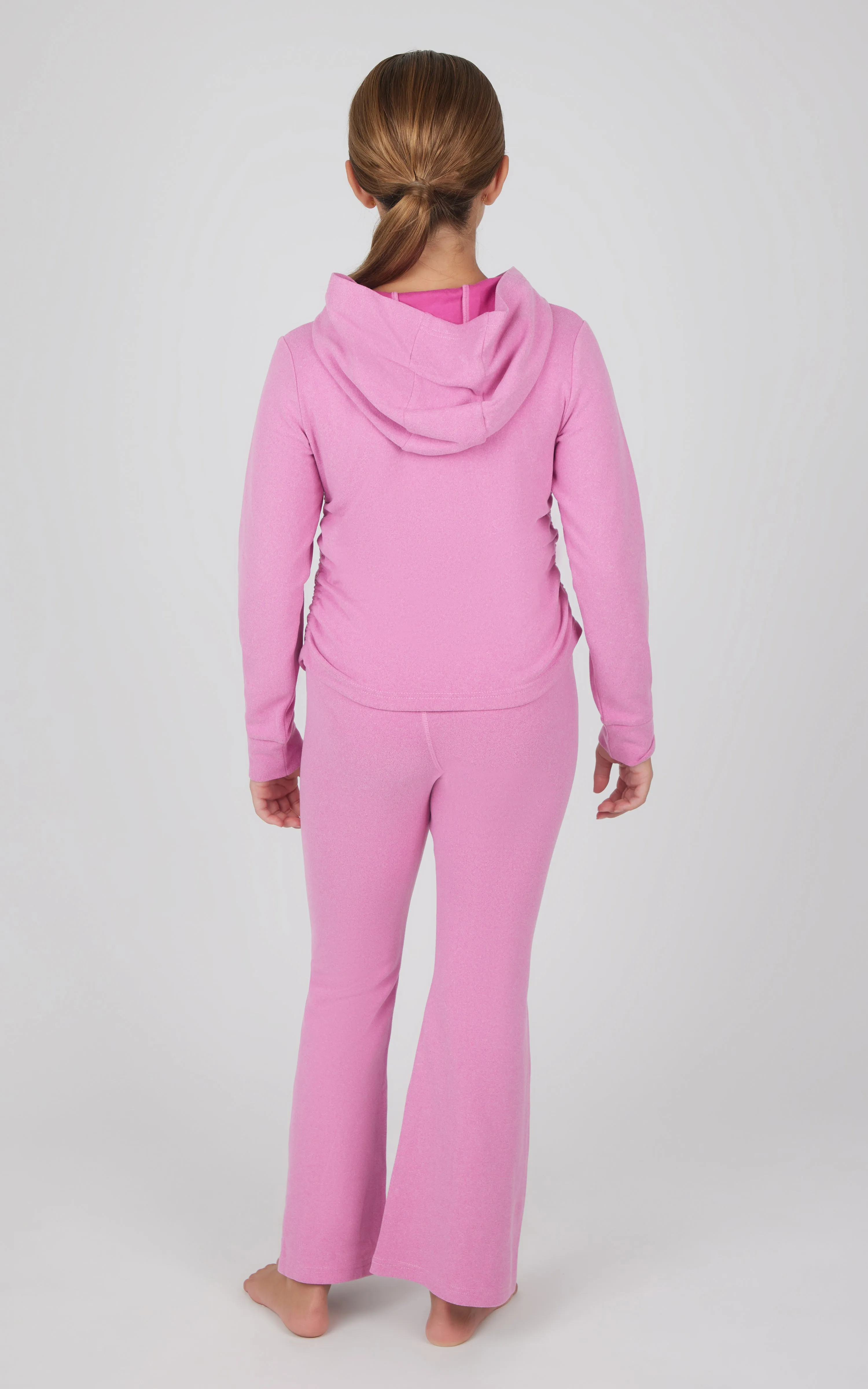 Girls 2 PC Hoodie and Flared Leg Pant