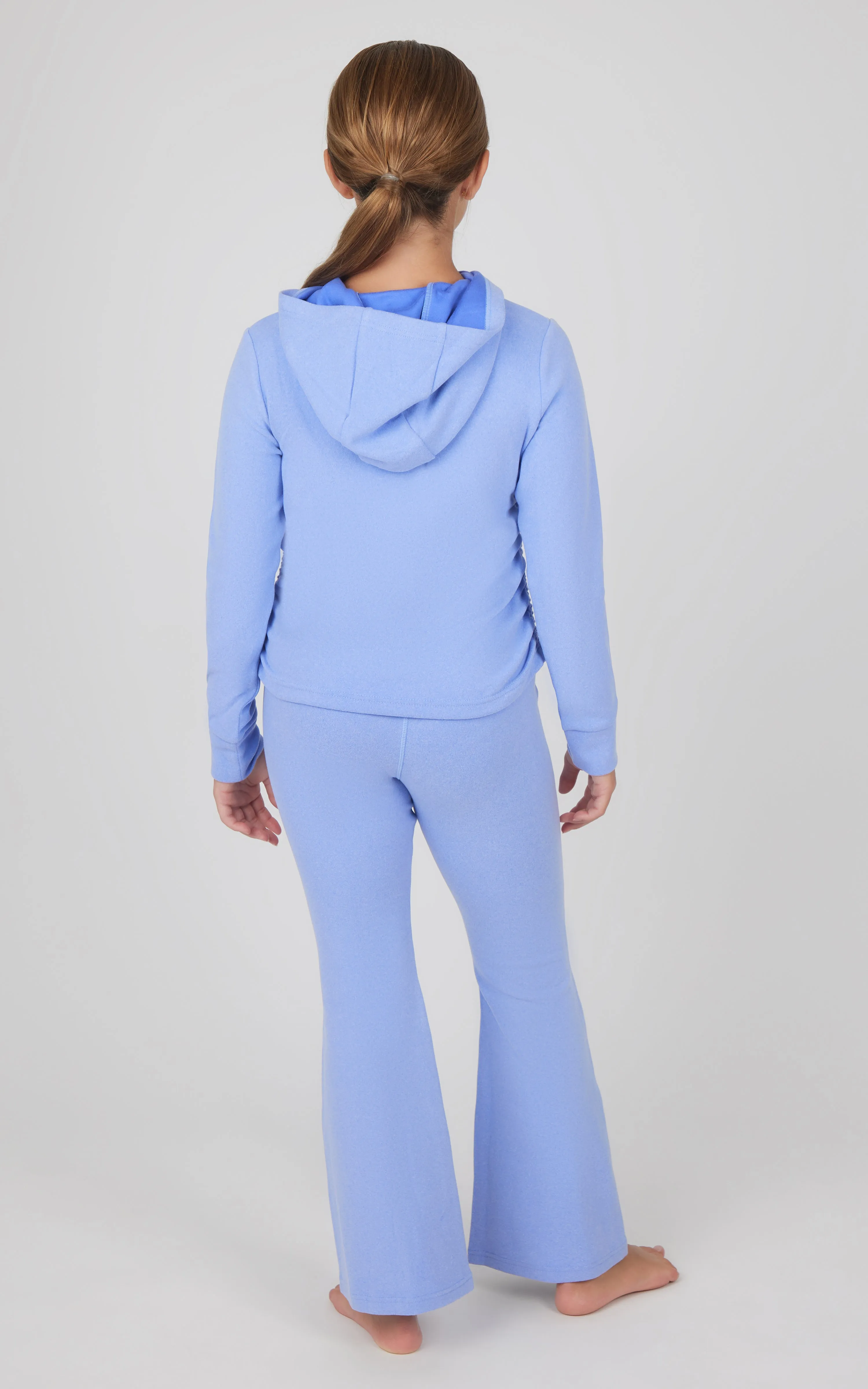 Girls 2 PC Hoodie and Flared Leg Pant