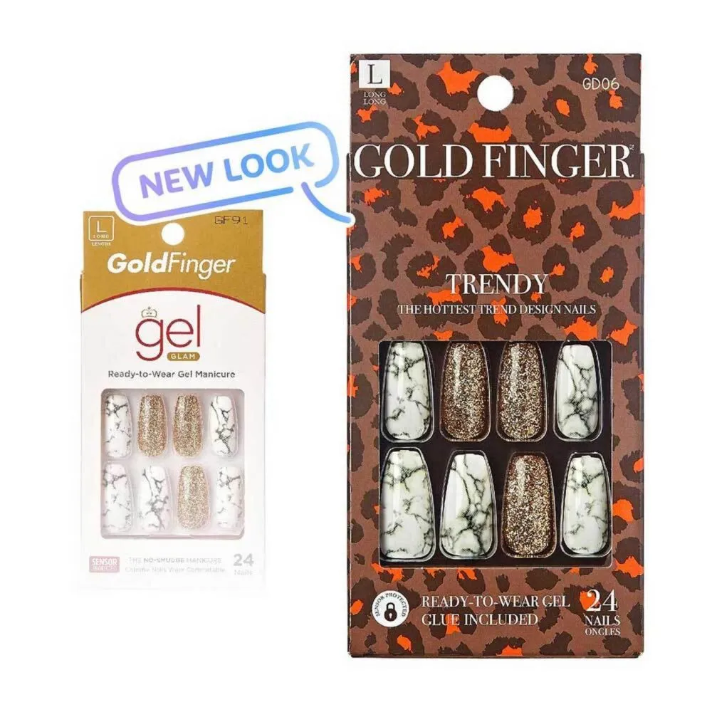 Gold Finger Trendy Nails - Absolute Fabulous [GD06]
