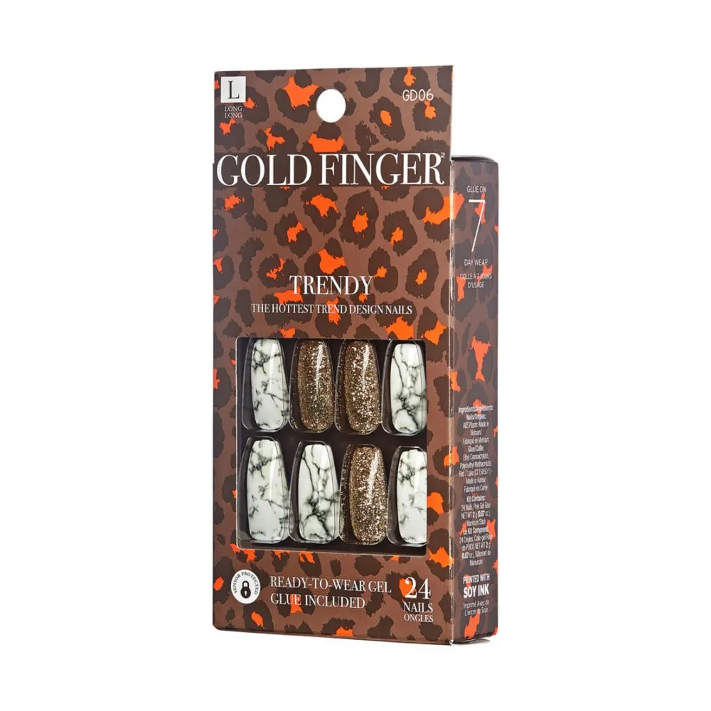 Gold Finger Trendy Nails - Absolute Fabulous [GD06]