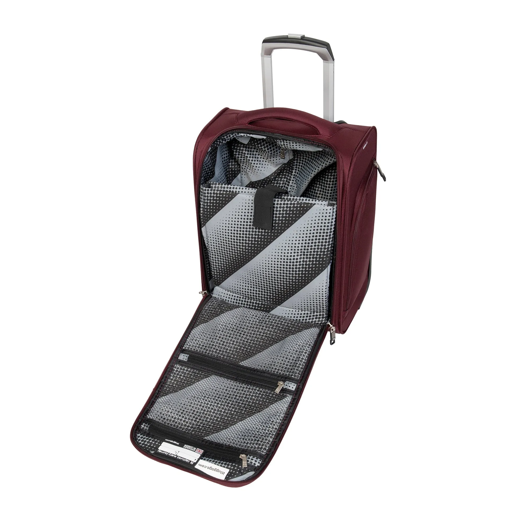 Intrepid 16" Softside 2 Wheel Underseater (Dark Red)