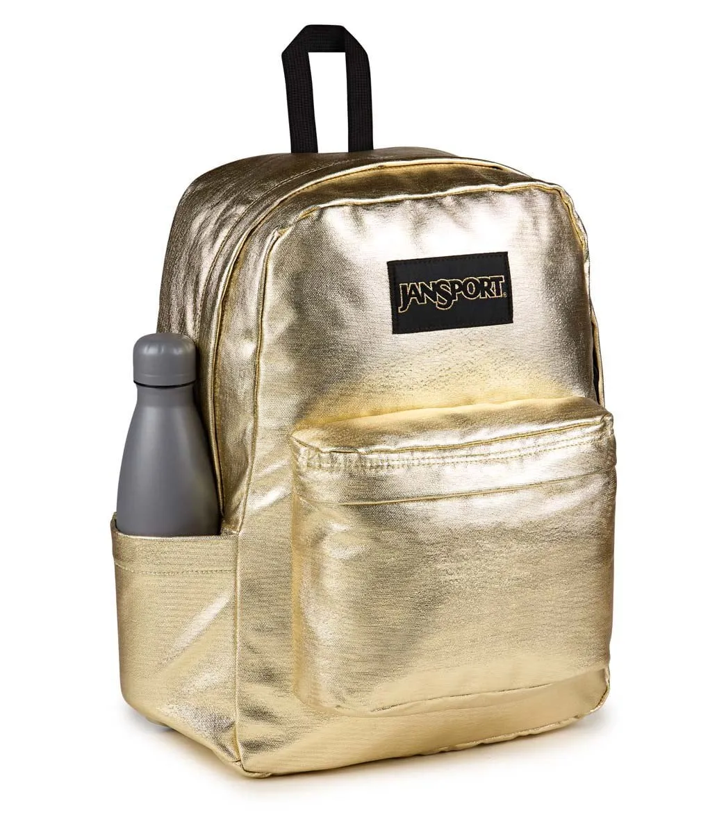 JanSport SuperBreak Plus FX Backpack - Surreal Shine Gold