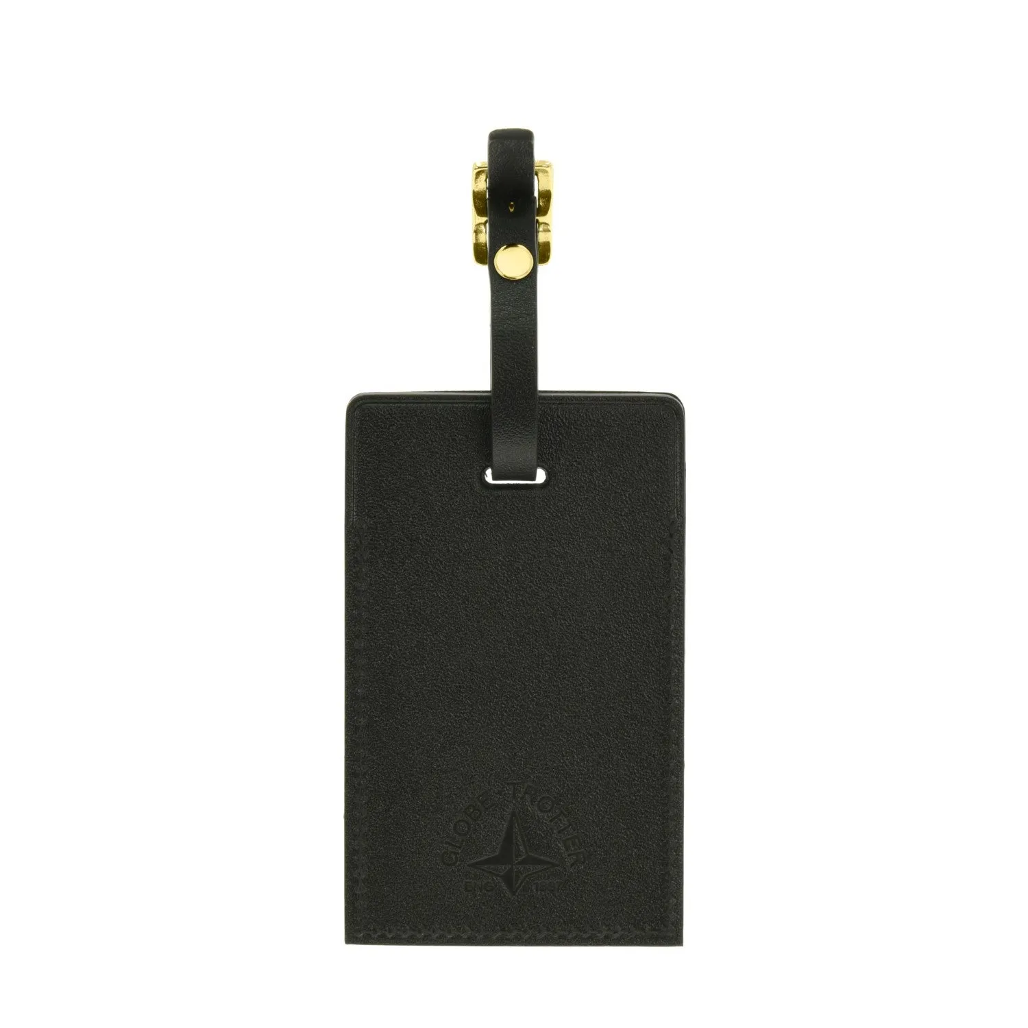 Luggage Tag | Black/Brass