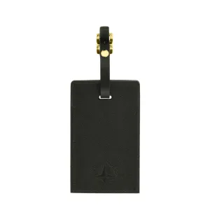 Luggage Tag | Black/Brass