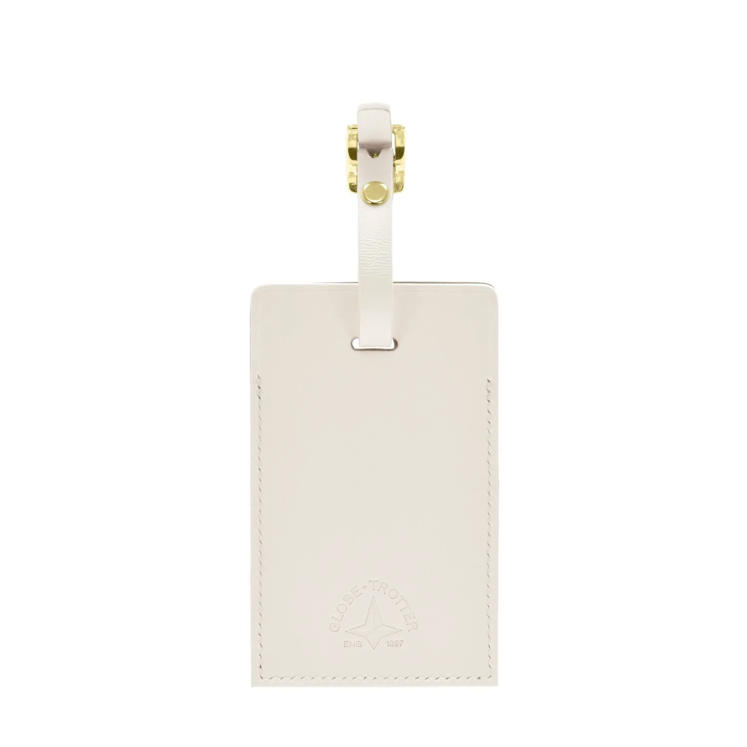 Luggage Tag | Ivory/Brass
