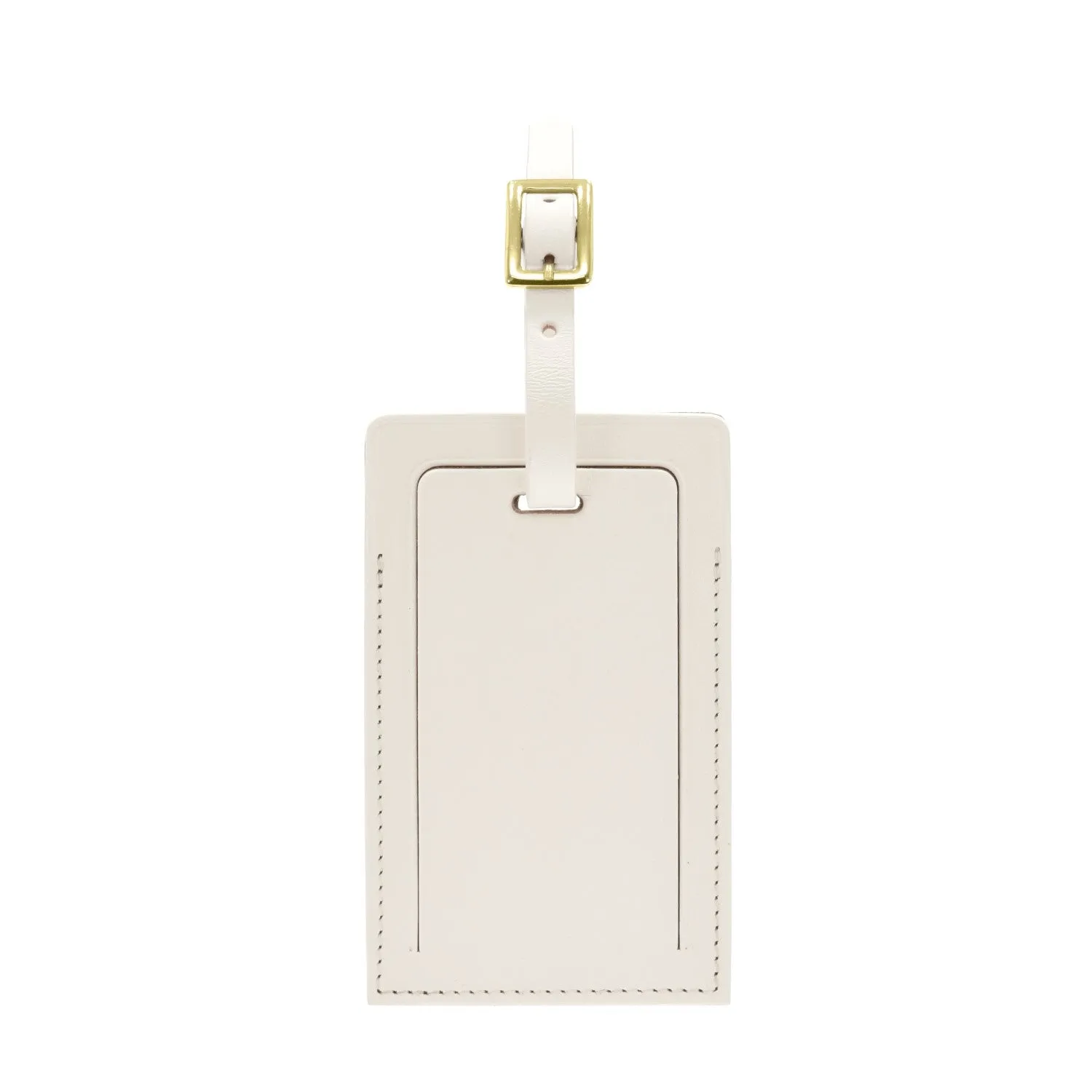 Luggage Tag | Ivory/Brass