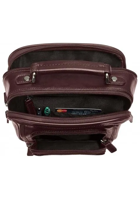 Mancini ARIZONA Double Compartment Unisex Bag