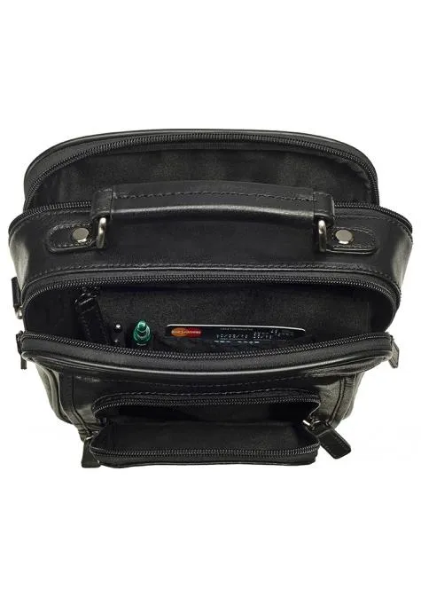 Mancini ARIZONA Double Compartment Unisex Bag