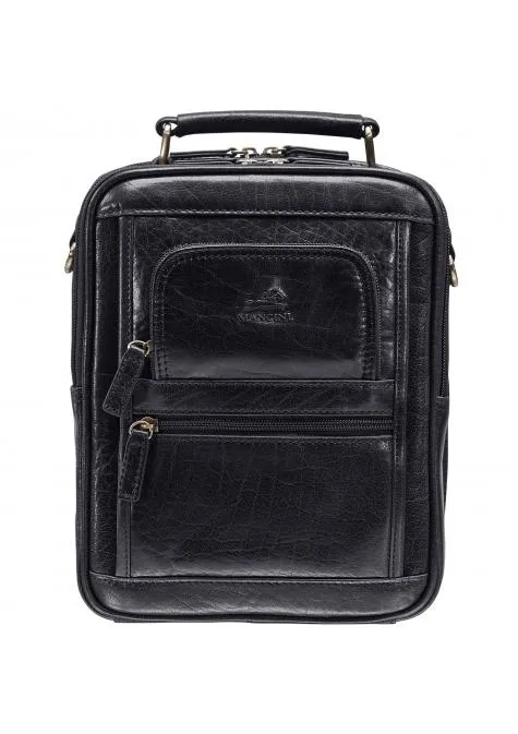 Mancini ARIZONA Large Unisex Bag with Zippered Rear Organizer