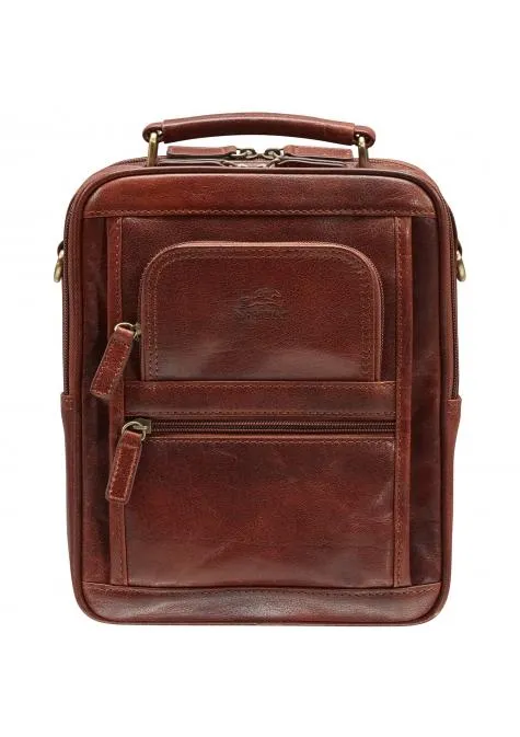 Mancini ARIZONA Large Unisex Bag with Zippered Rear Organizer