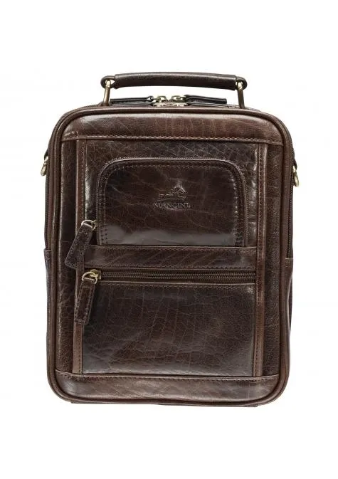 Mancini ARIZONA Large Unisex Bag with Zippered Rear Organizer