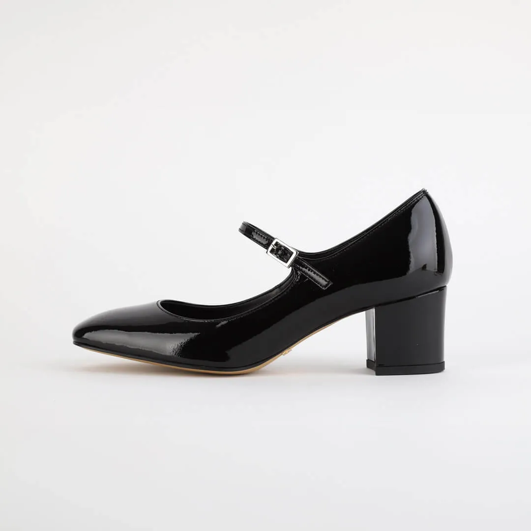 NANCY - patent mary jane pumps