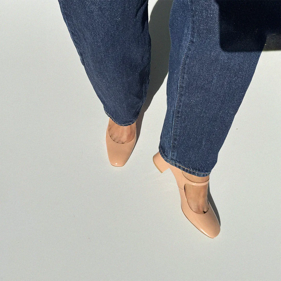 NANCY - patent mary jane pumps