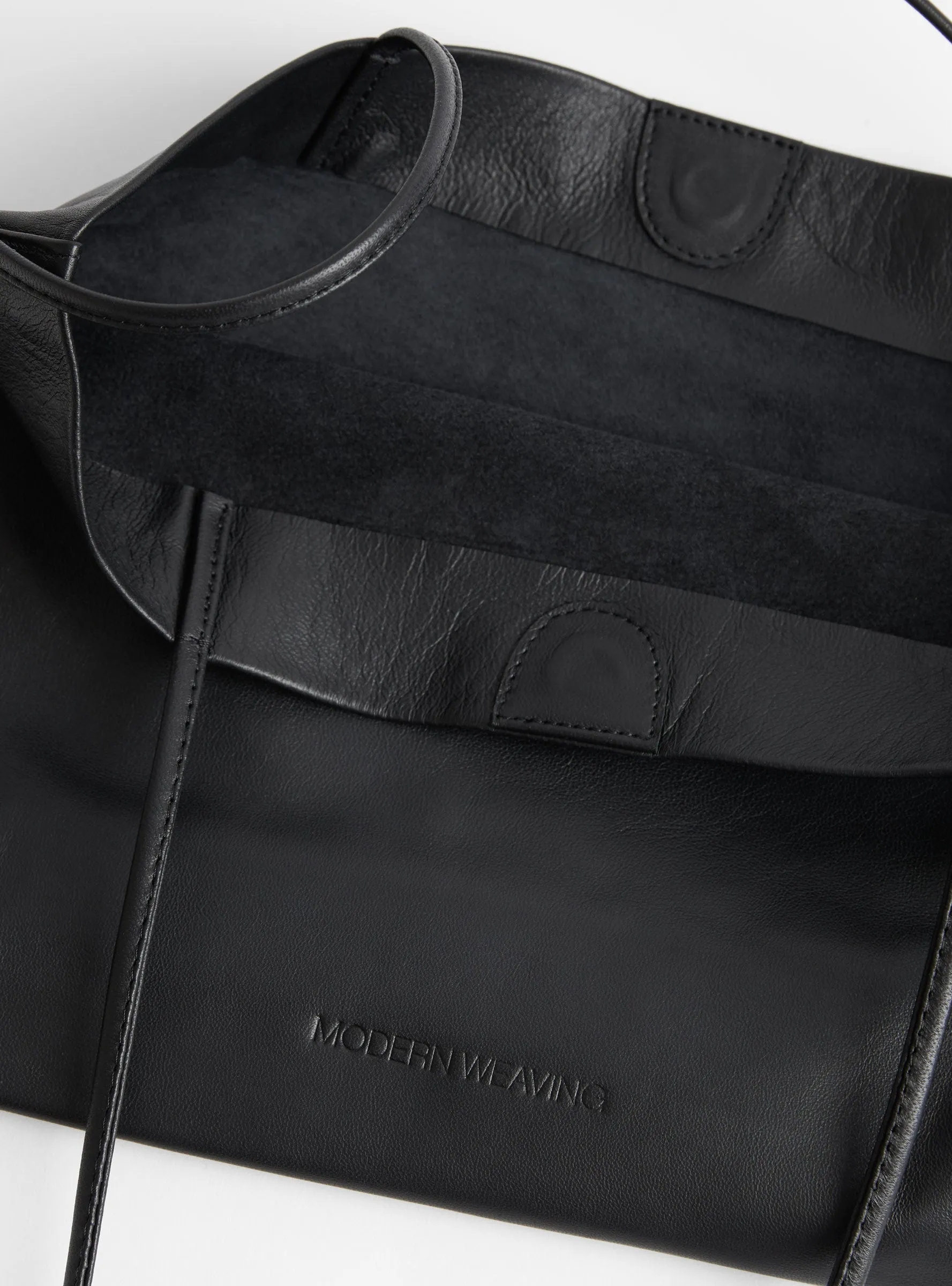 Narrow Oval Tote Black