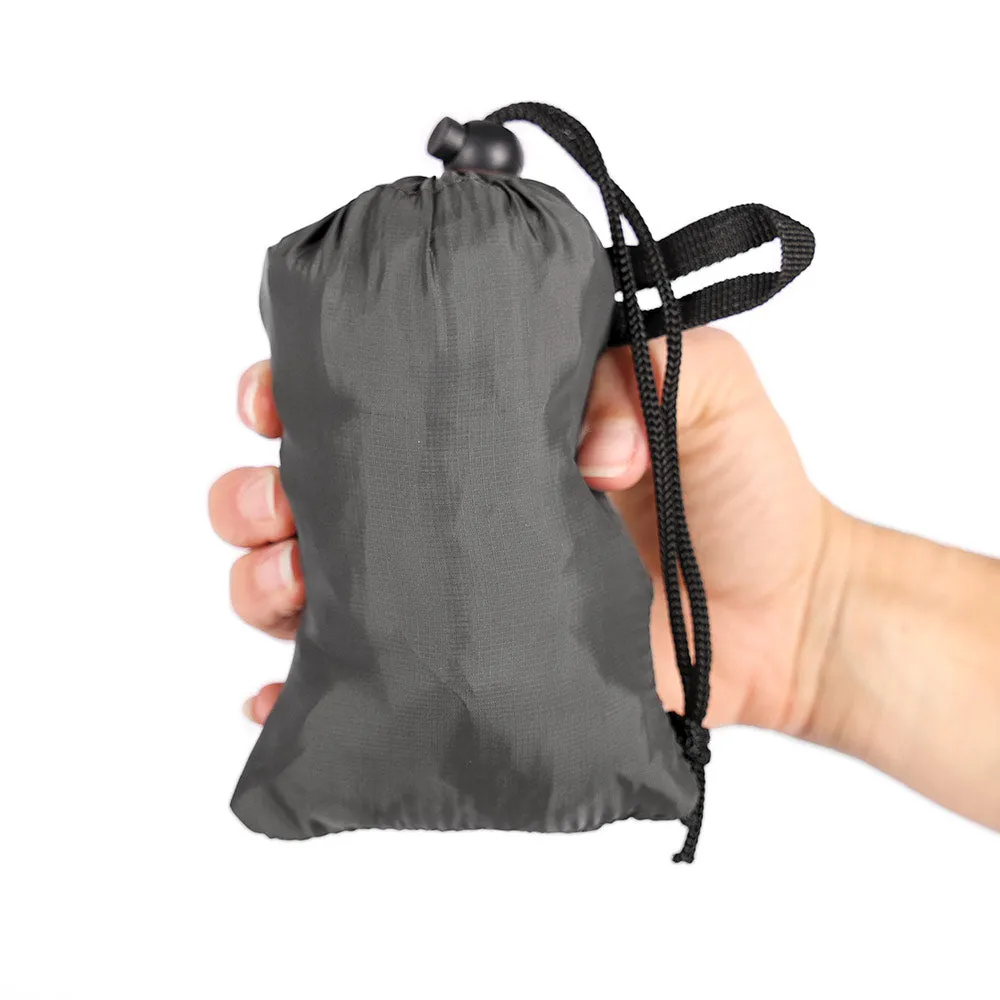 Packable Backpack | Blackout American Flag | Grey
