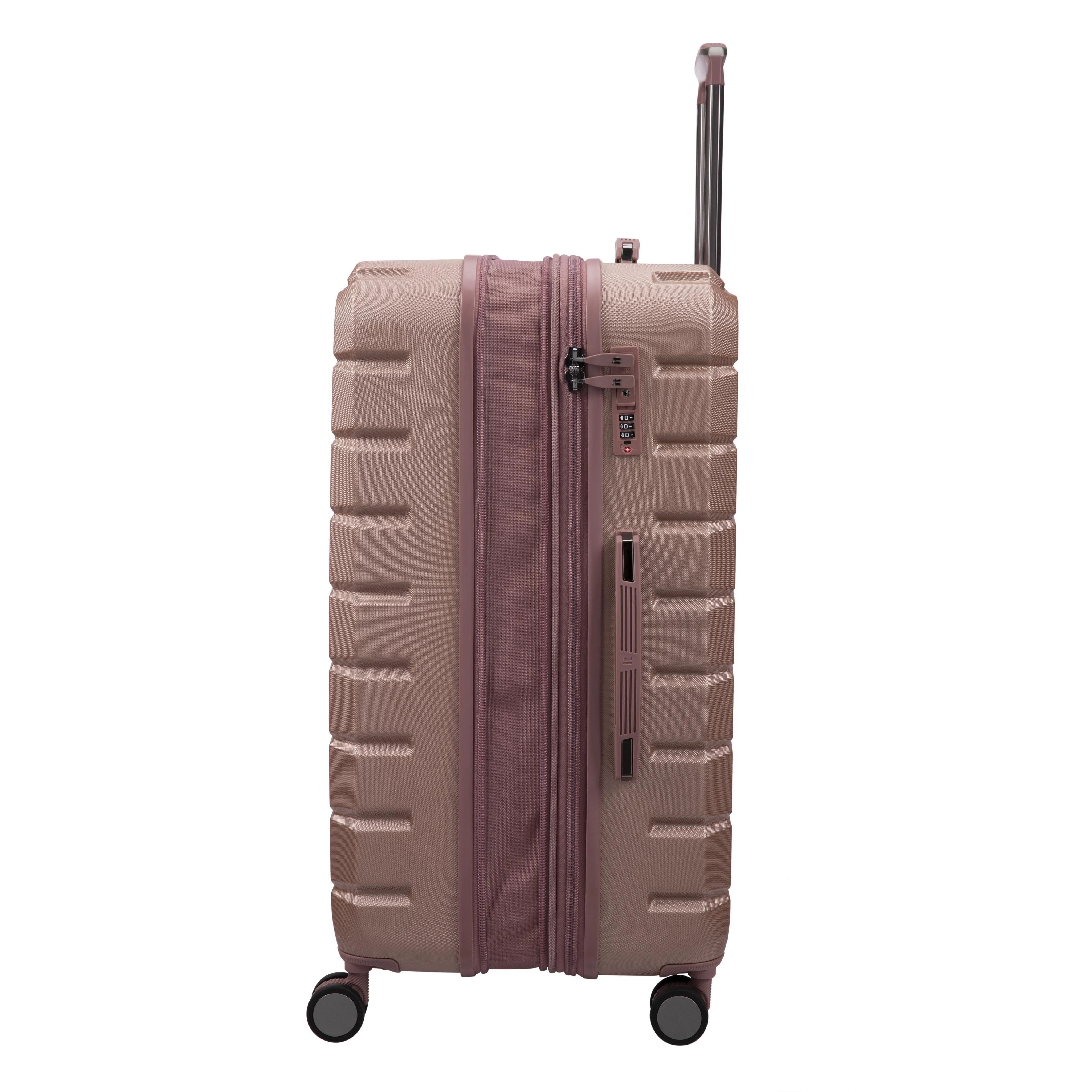 Prosperous 21" Hardside Carry-On 8 Wheel Expandable Spinner (Cameo Blush)