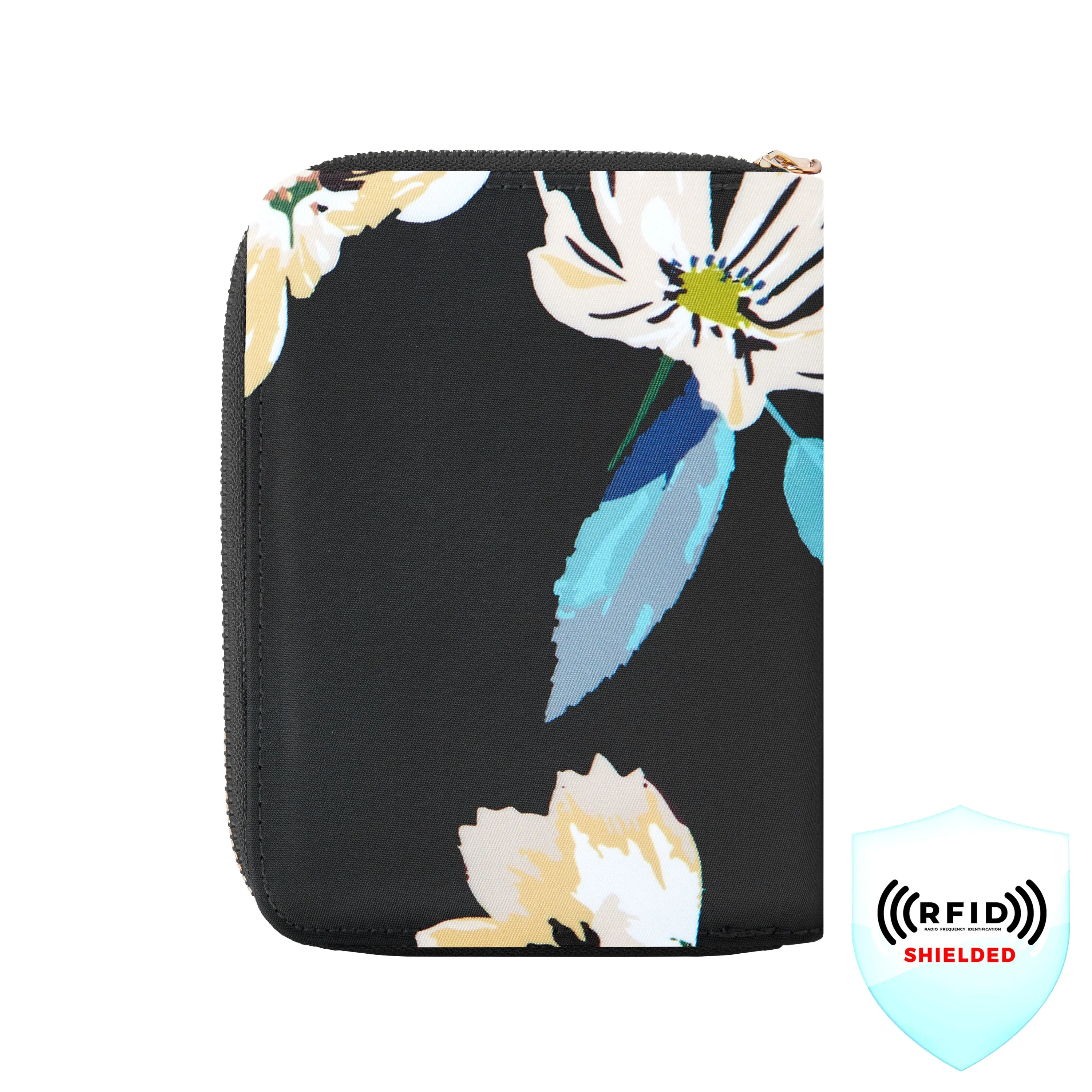 RFID Blocking Passport Zip Wallet