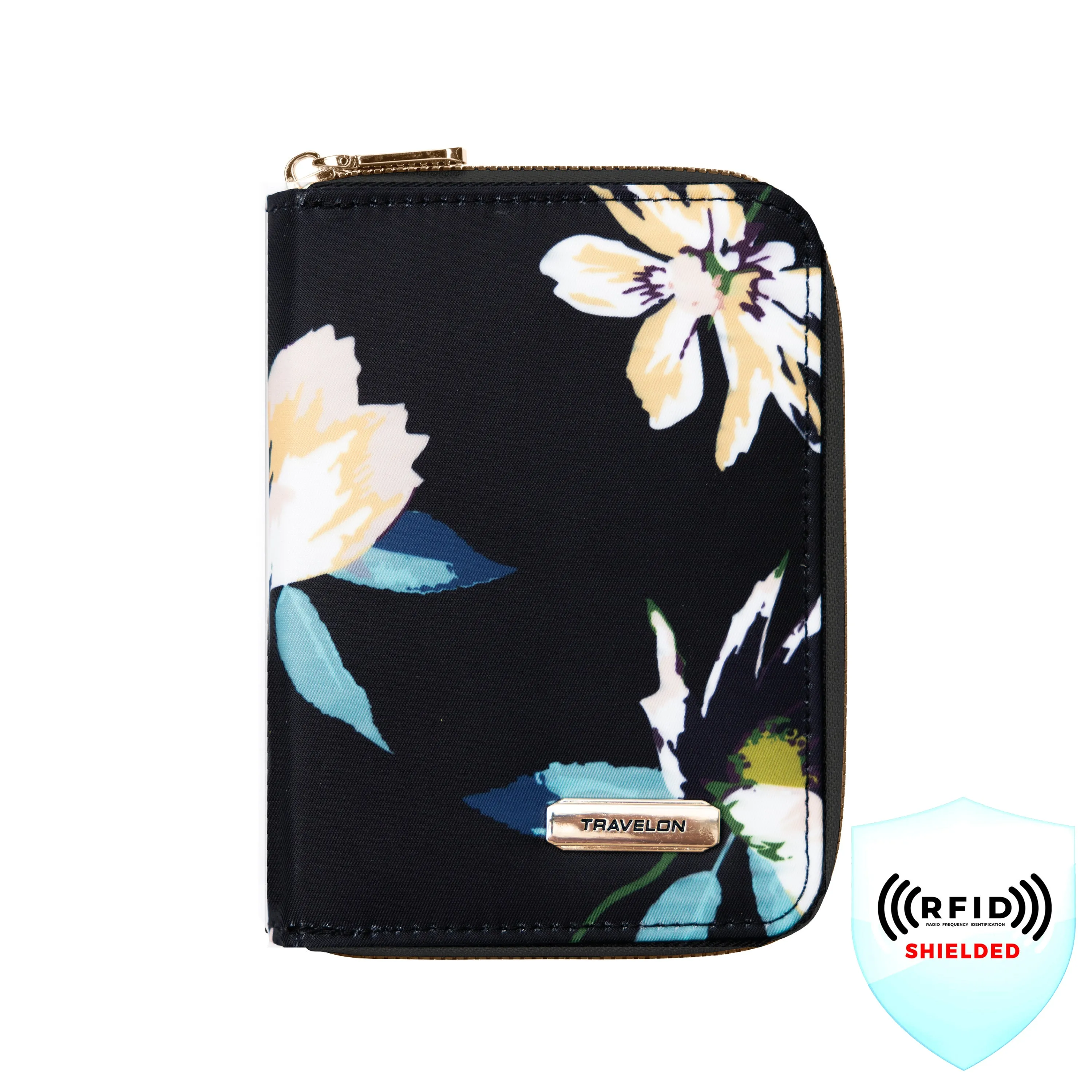 RFID Blocking Passport Zip Wallet