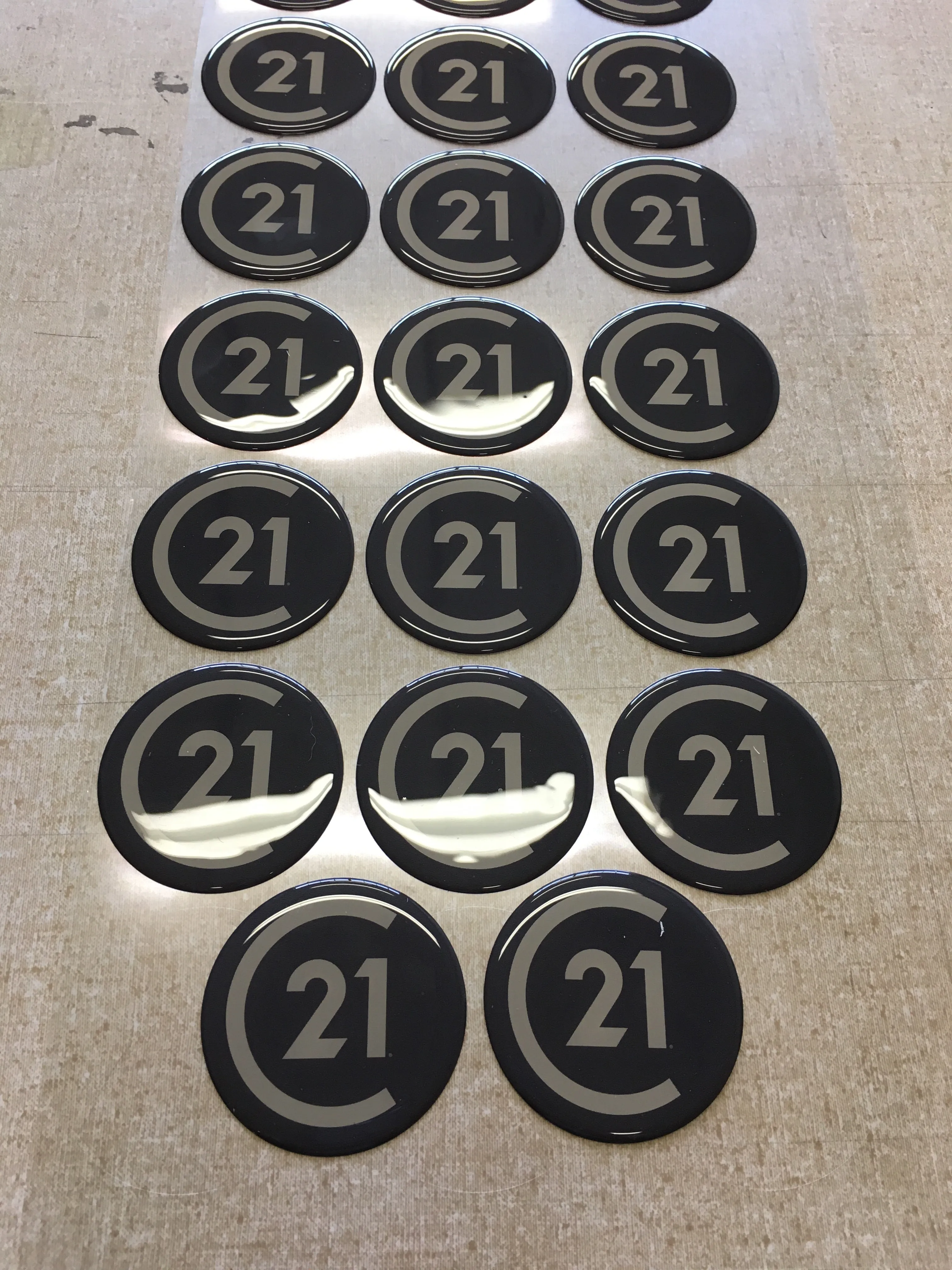 Seal Domed Decal