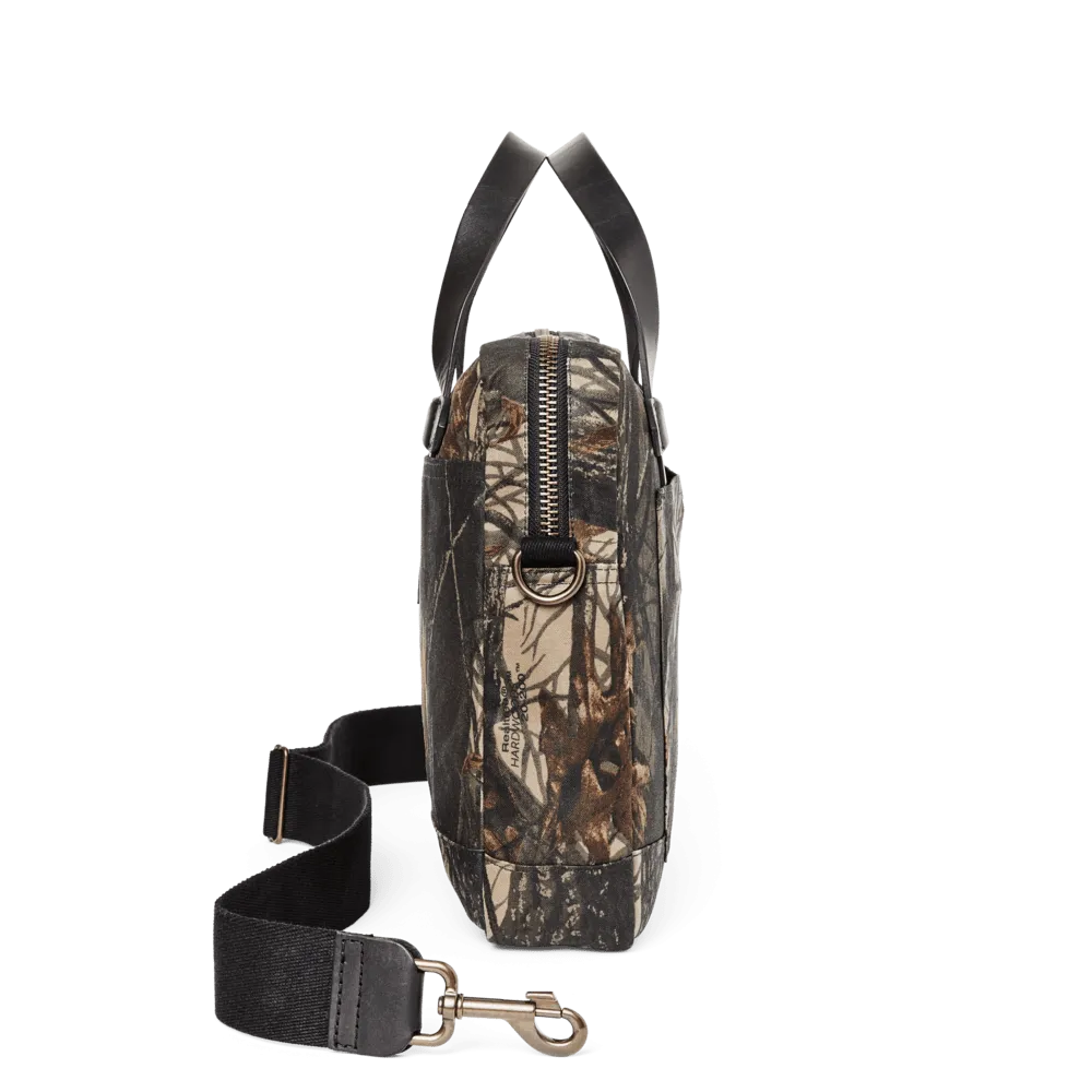 Tin Cloth Compact Briefcase- Realtree Hardwoods Camo