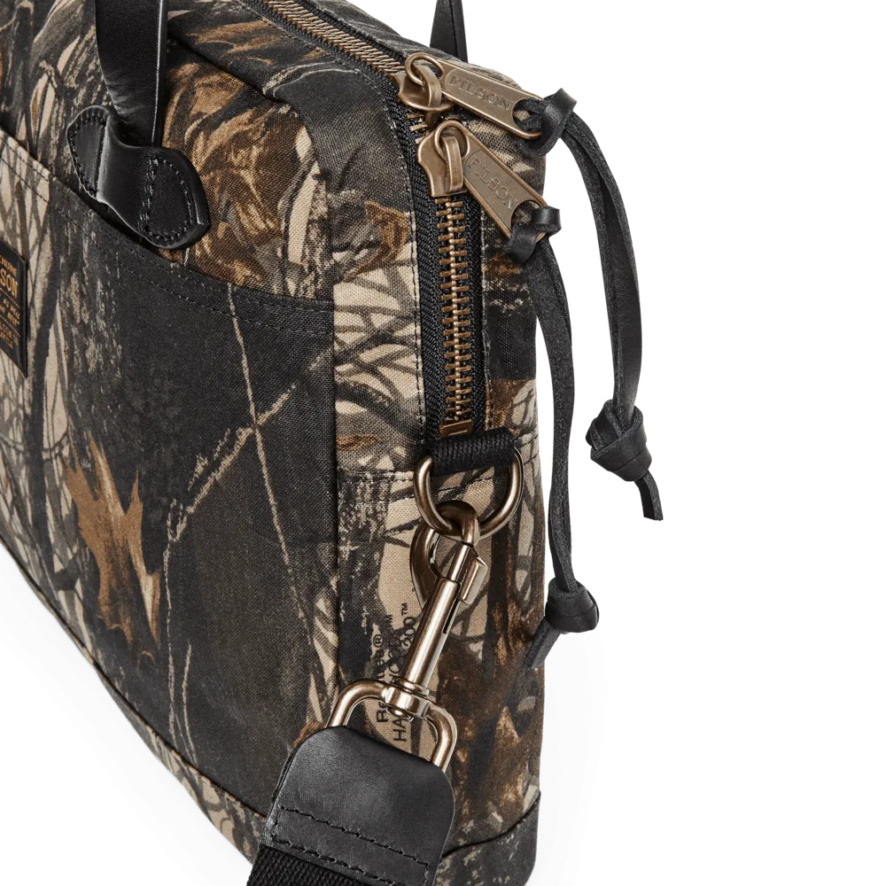 Tin Cloth Compact Briefcase- Realtree Hardwoods Camo