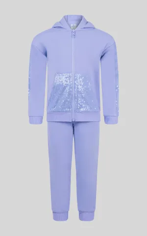 Toddler Girls 2 PC Brushed Terry Hoodie Jacket and Jogger