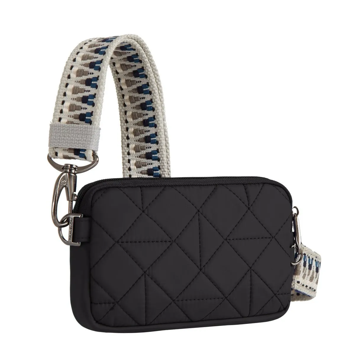 Travelon Anti-Theft Boho Phone Sling - Geo Black