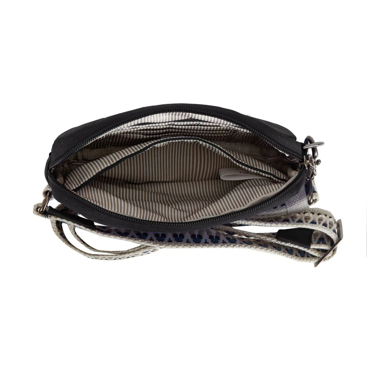 Travelon Anti-Theft Boho Phone Sling - Geo Black