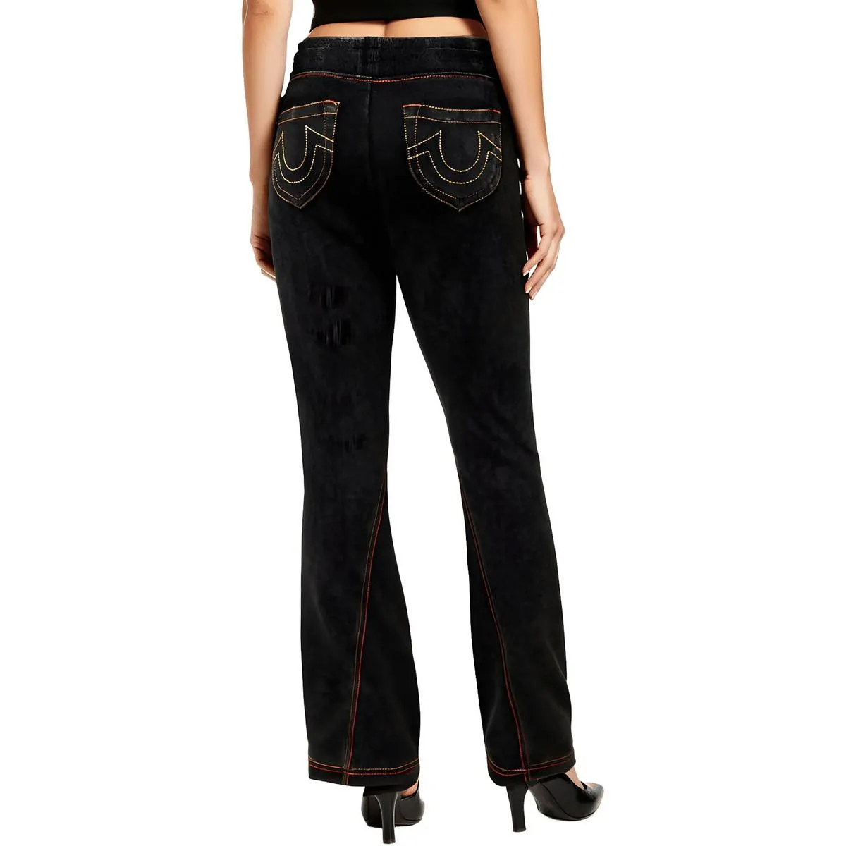 Womens Distressed Cotton Sweatpants